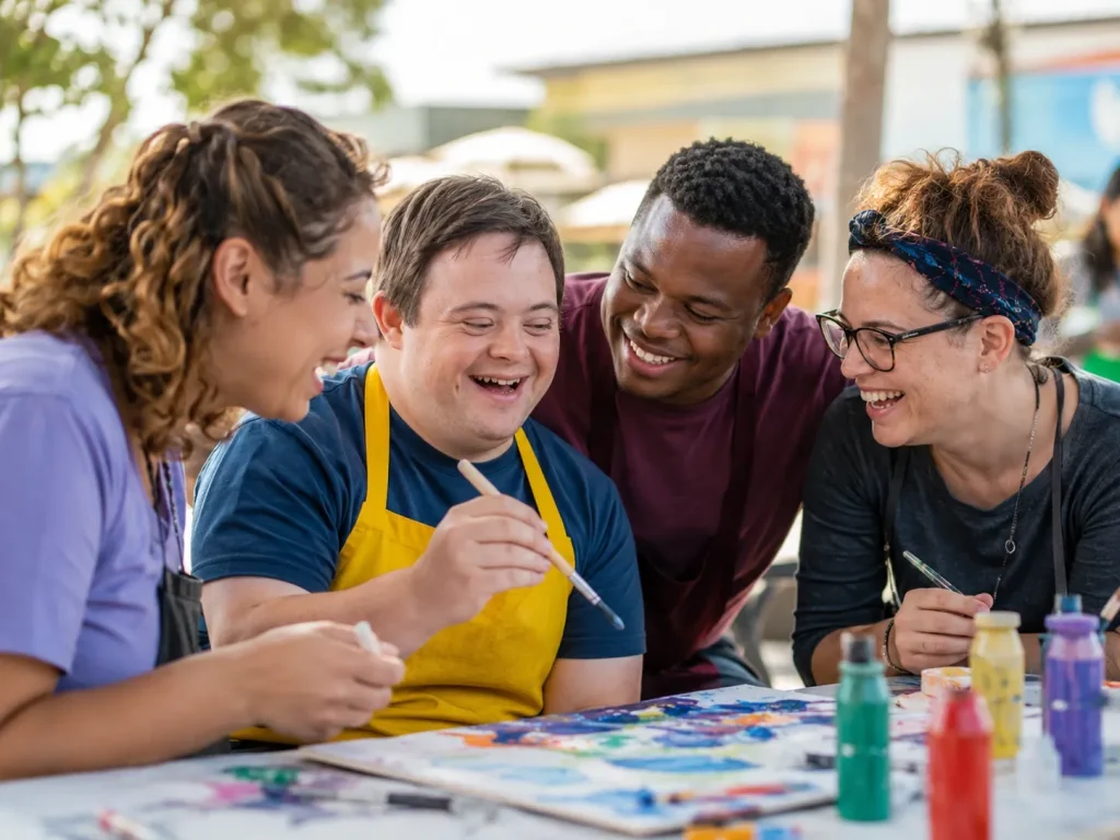 Community moment together